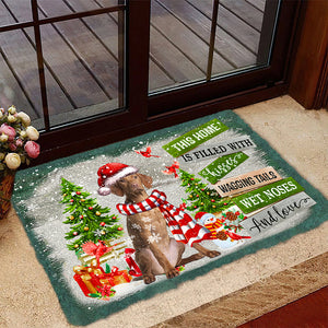 This Home Is Filled With Kisses/Vizsla Doormat