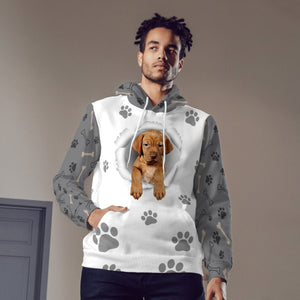 Vizsla-Paw Dog Unisex Hoodie