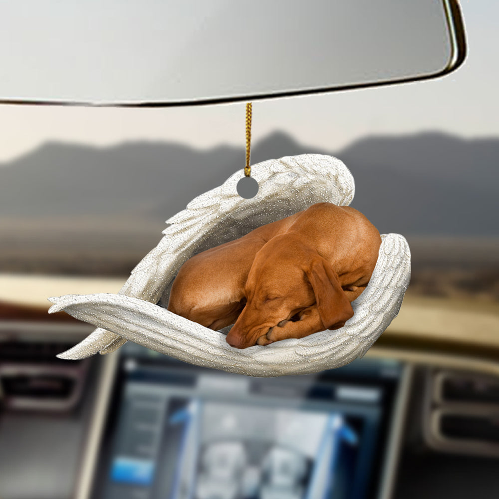Vizsla Sleeping Angel Ornament Sleeping Angel Car Hanging Ornament