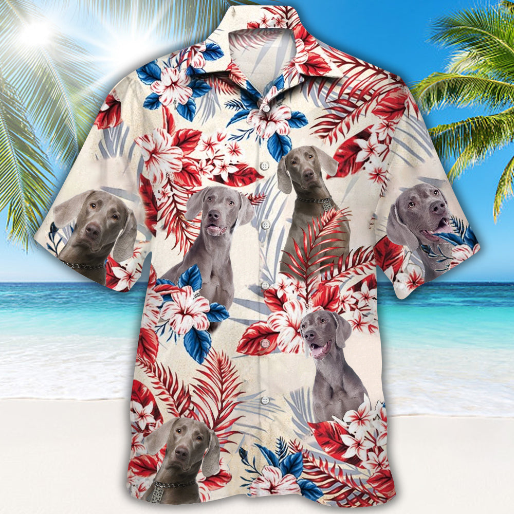 Weimaraner Hawaiian Shirt