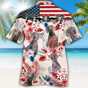 Weimaraner Hawaiian Shirt