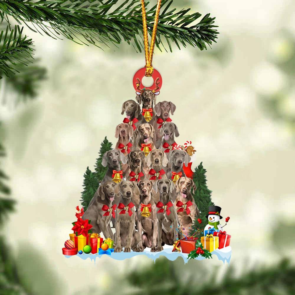 Weimaraner-Dog Christmas Tree Ornament