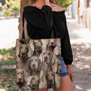A Bunch Of Weimaraners Tote Bag