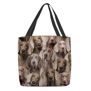 A Bunch Of Weimaraners Tote Bag