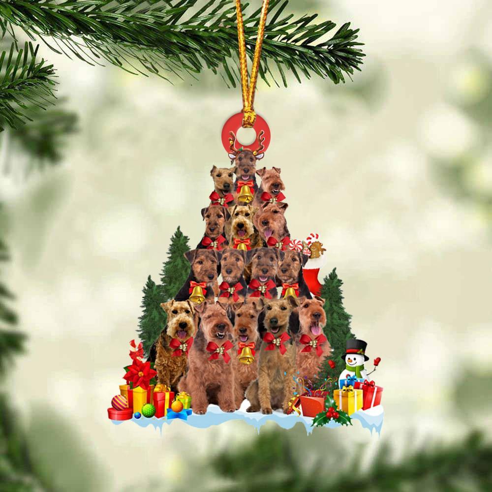 Welsh Terrier-Dog Christmas Tree Ornament