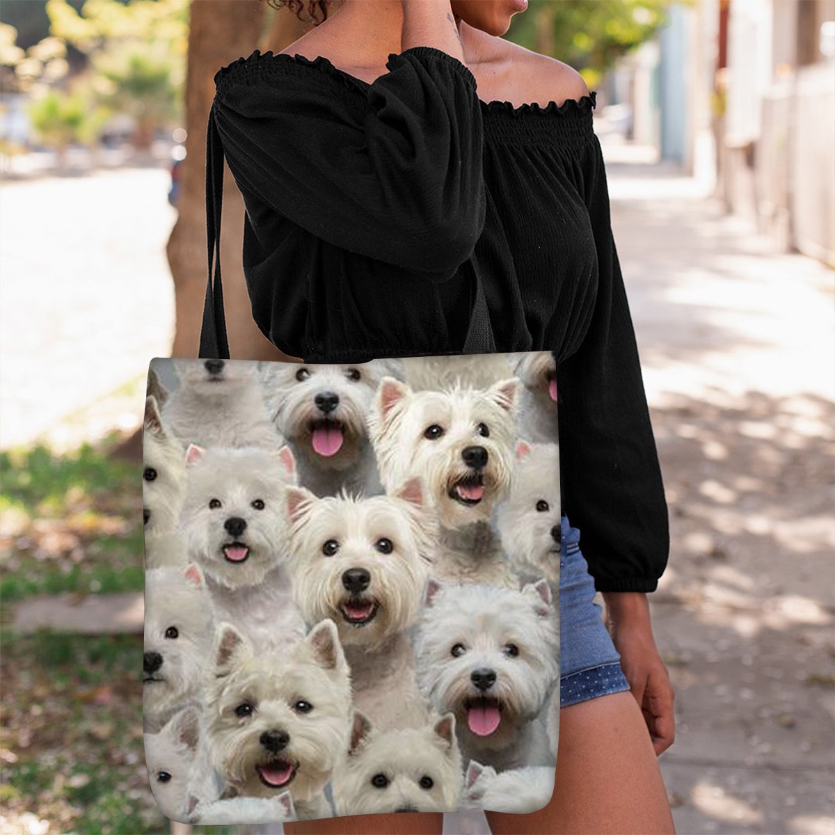 A Bunch Of West Highland White Terriers/Westies Tote Bag