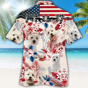 West Highland White Terrier Hawaiian Shirt