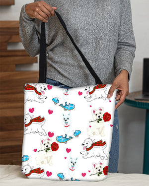 Cute West Highland White Terrier Tote Bag