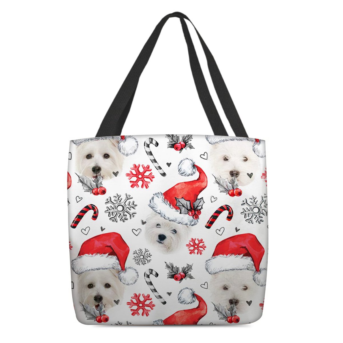 West Highland White Terrier Merry Christmas Tote Bag