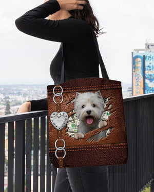 West Highland White Terrier Stylish Cloth Tote Bag