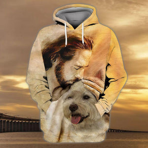 West Highland White Terrier With God Unisex Hoodie