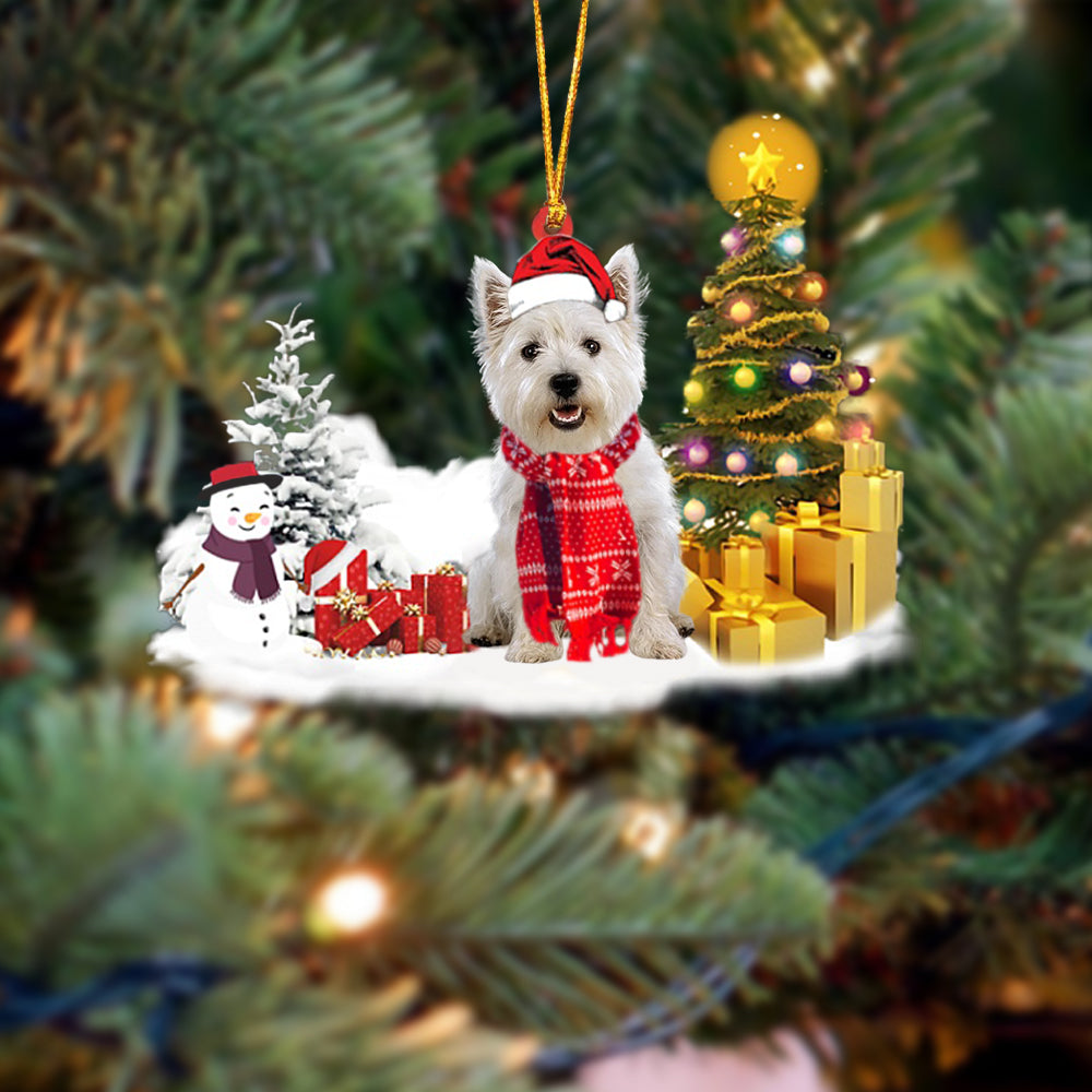 West Highland White Terrier Christmas Ornament