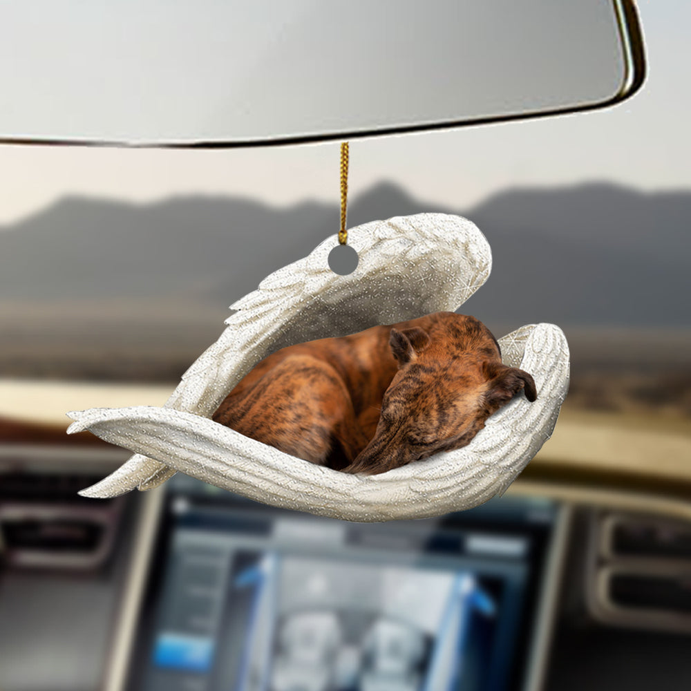 Whippet Sleeping Angel Ornament Sleeping Angel Car Hanging Ornament