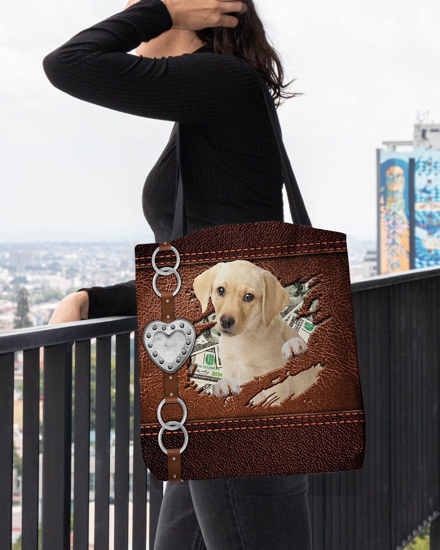 Yellow Labrador Retriever Stylish Cloth Tote Bag