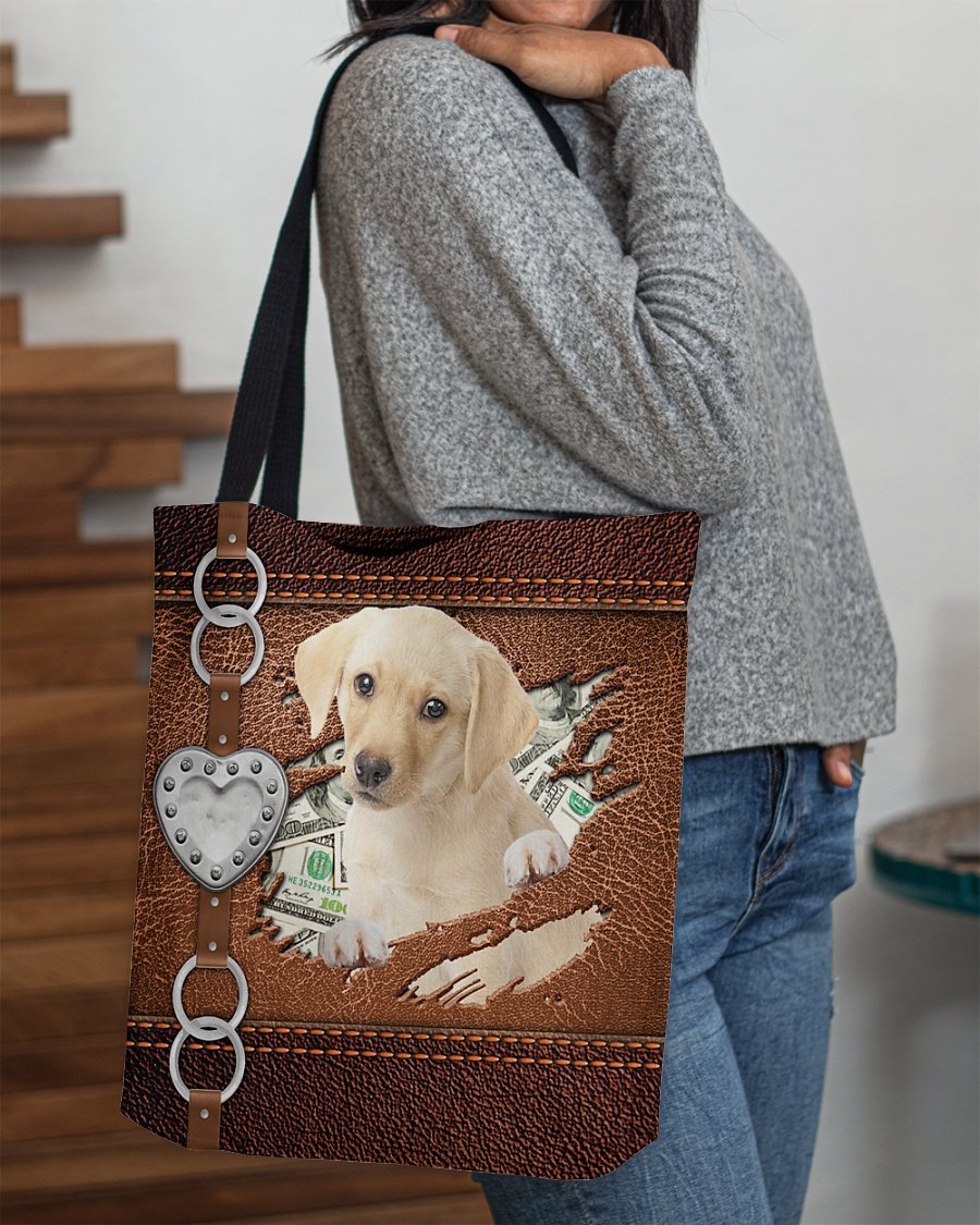 Yellow Labrador Retriever Stylish Cloth Tote Bag