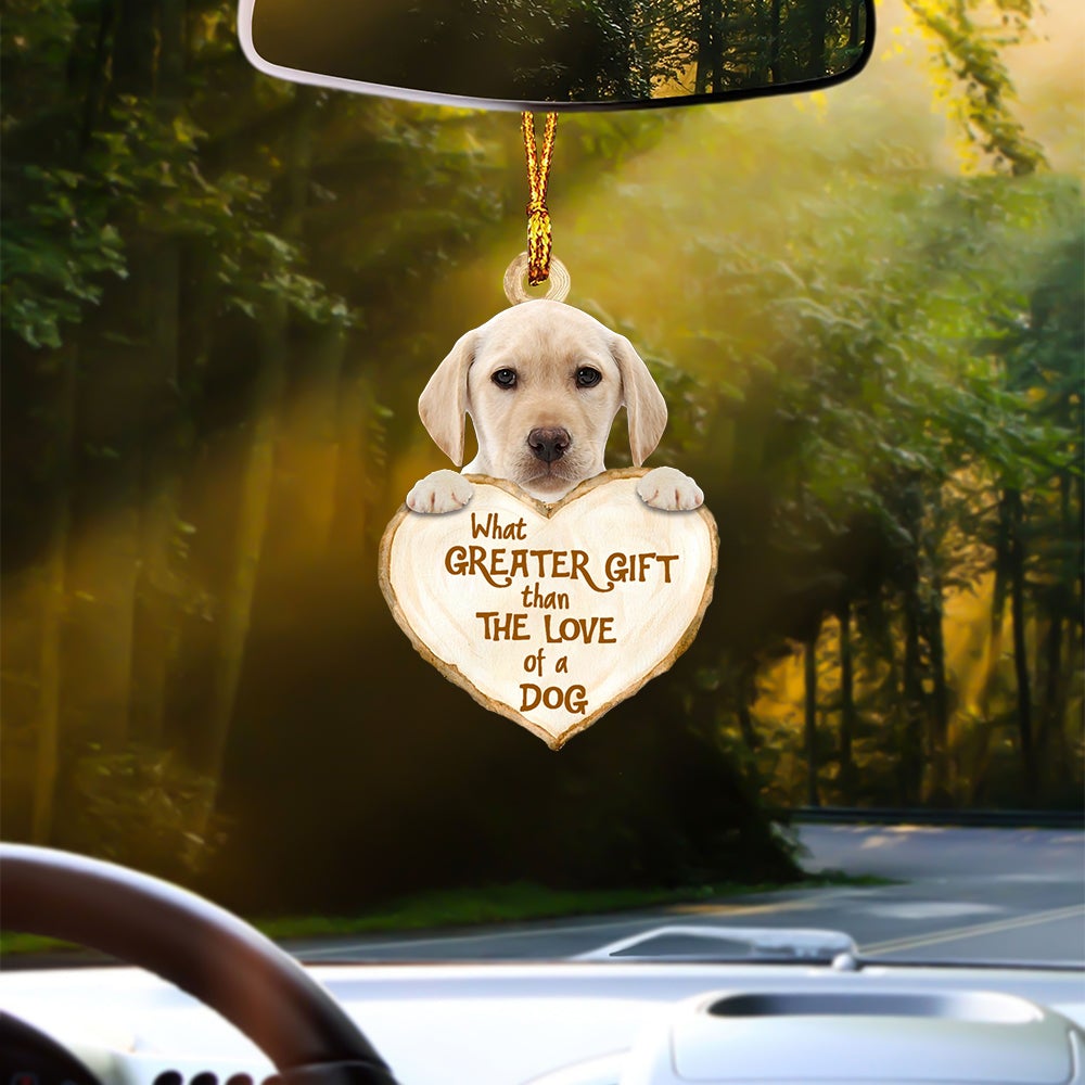 Yellow Labrador Greater Gift Car Hanging Ornament