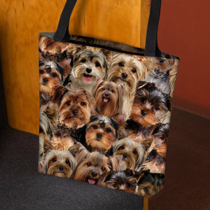 A Bunch Of Yorkshire Terriers/Yorkie Tote Bag