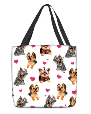 Cute Yorkshire Terrier Tote Bag