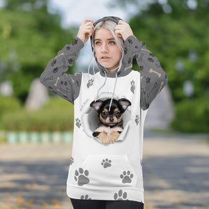 Yorkshire Terrier-Paw Dog Unisex Hoodie