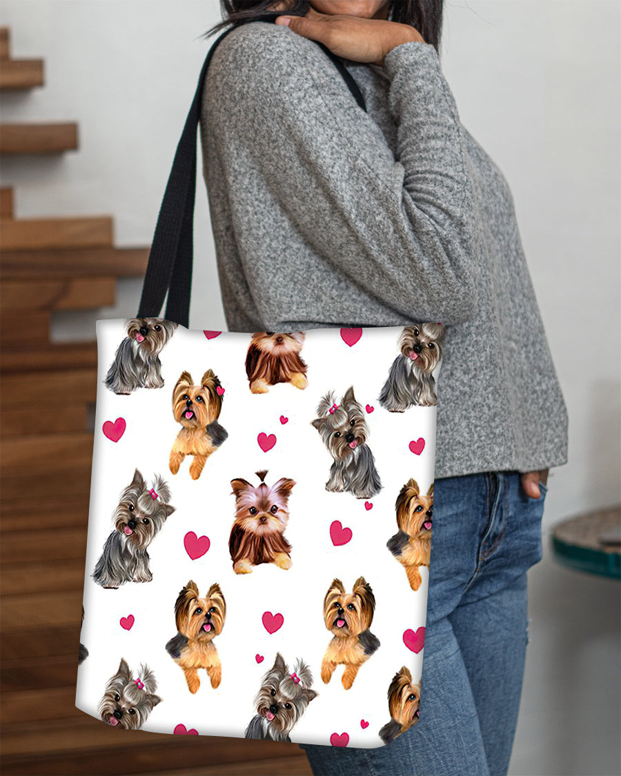 Cute Yorkshire Terrier Tote Bag