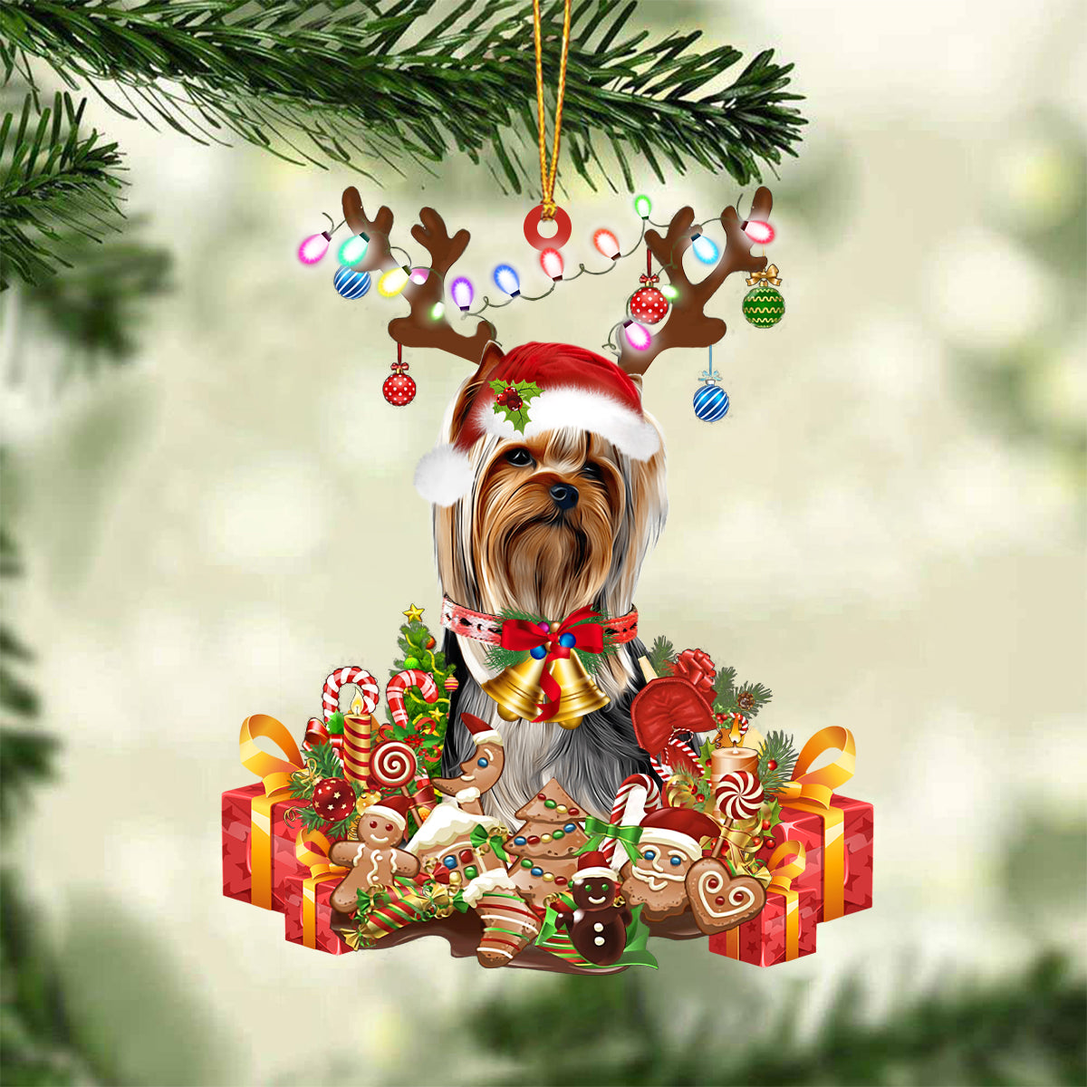 Yorkshire Terrier6 - 2022 New Release Christmas Ornament
