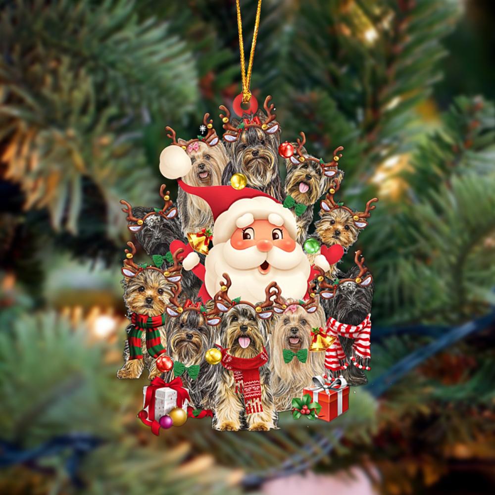 New Release Yorkshire Terrier Christmas Hanging Ornament