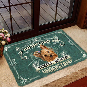 Have One Golden Yorkshire Terrier Doormat