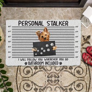 Yorkshire Terrier/Yorkie02 Personal Stalker Doormat