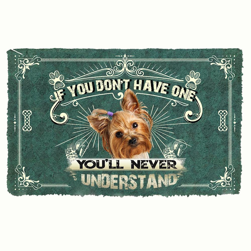 Have One Golden Yorkshire Terrier Doormat