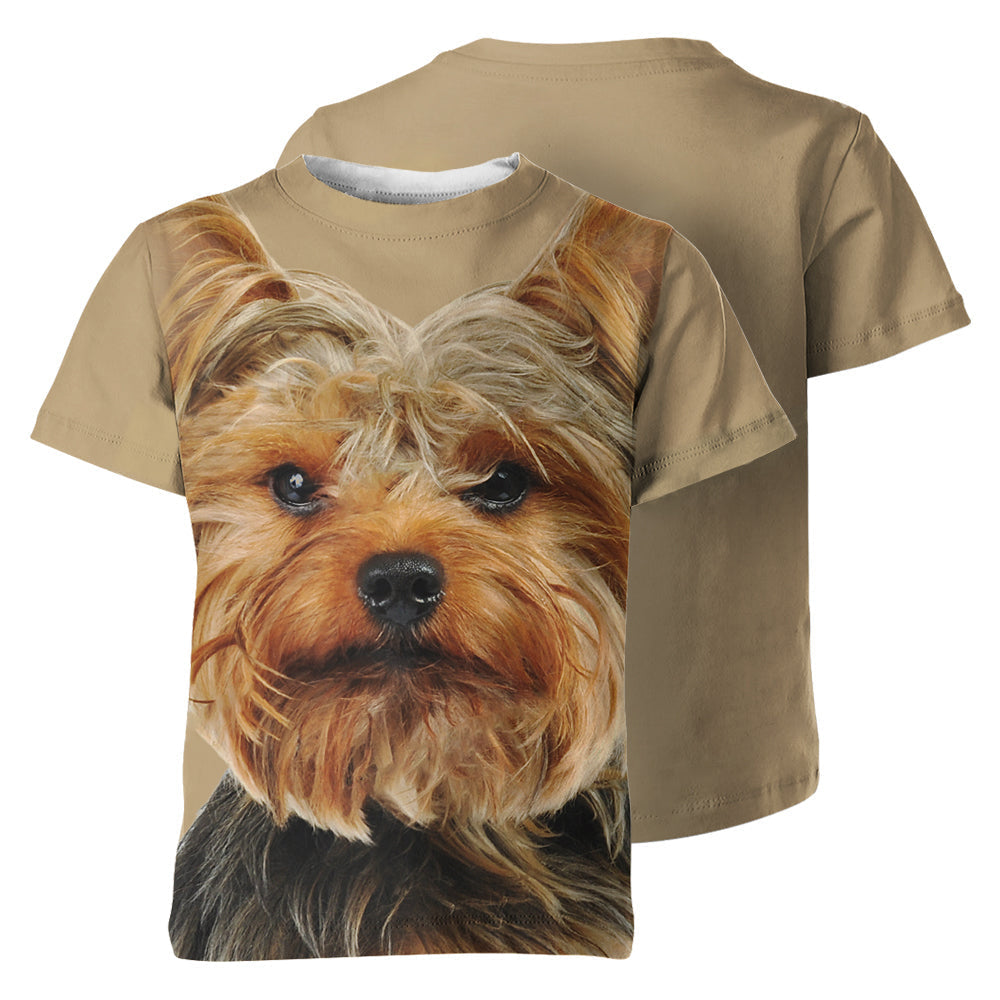 Yorkshire Terrier 3D Graphic Unisex T-shirt