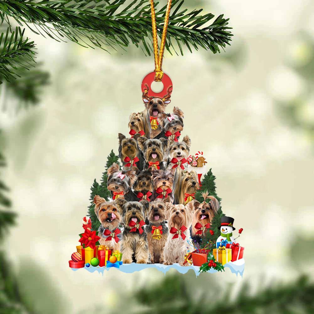 Yorkshire Terrier-Dog Christmas Tree Ornament