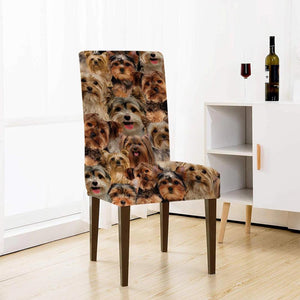 A Bunch Of Yorkshire Terriers Chair Cover/Great Gift Idea For Dog Lovers