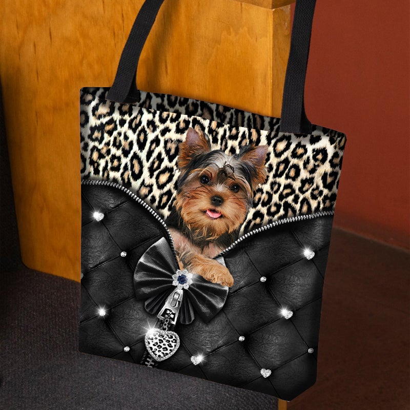 2022 New Release Yorkshire Terrier All Over Printed Tote Bag
