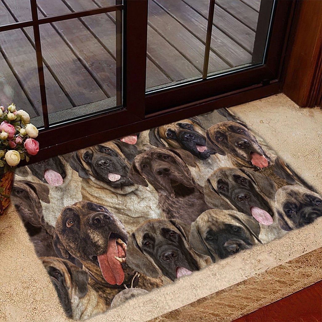 A Bunch Of  Mastiff Doormat