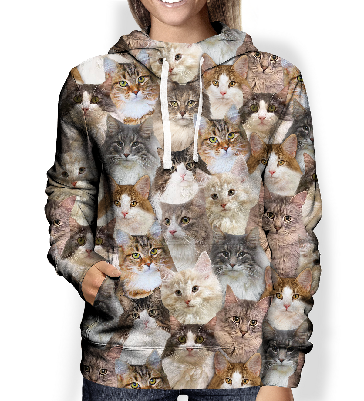 You Will Have A Bunch Of Norwegian Forest Cats - Hoodie V1