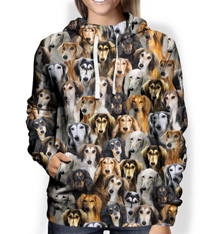 You Will Have A Bunch Of Salukies - Hoodie V1