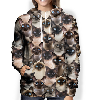 You Will Have A Bunch Of Siamese Cats - Hoodie V1