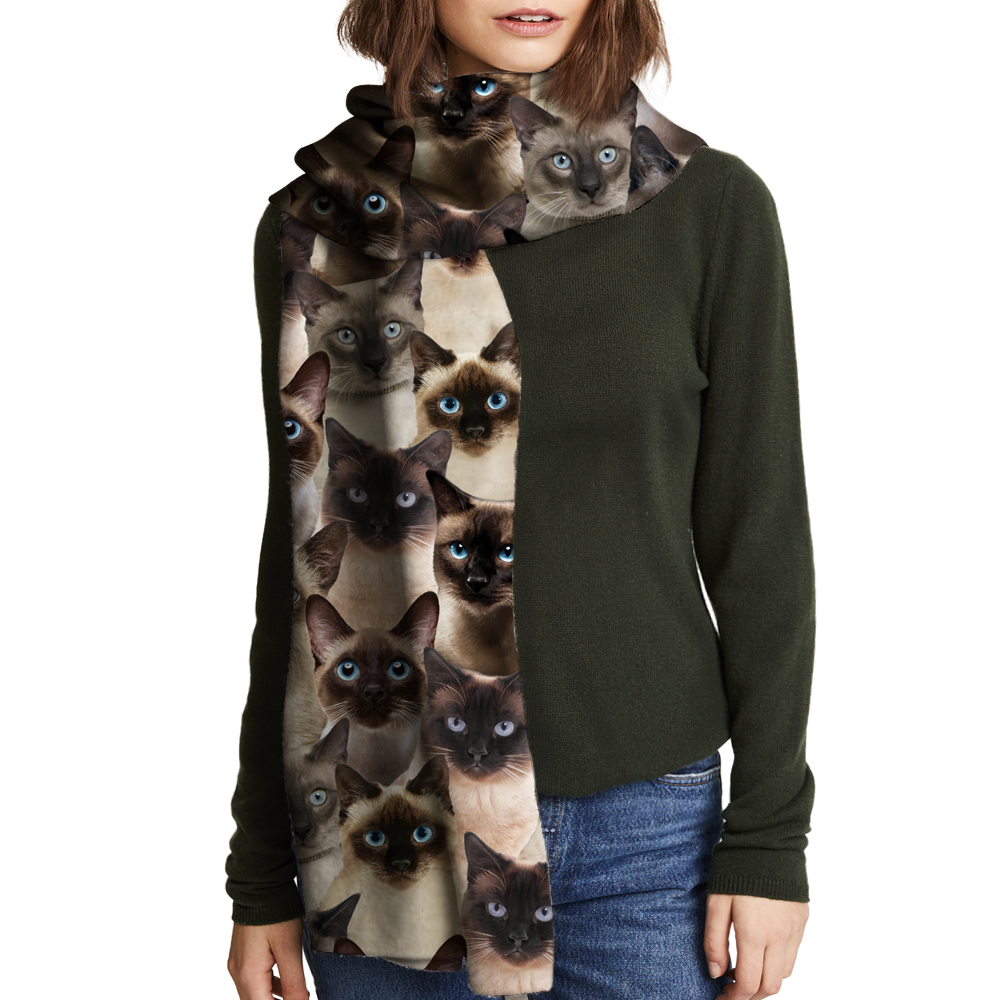 You Will Have A Bunch Of Siamese Cats - Scarf V1