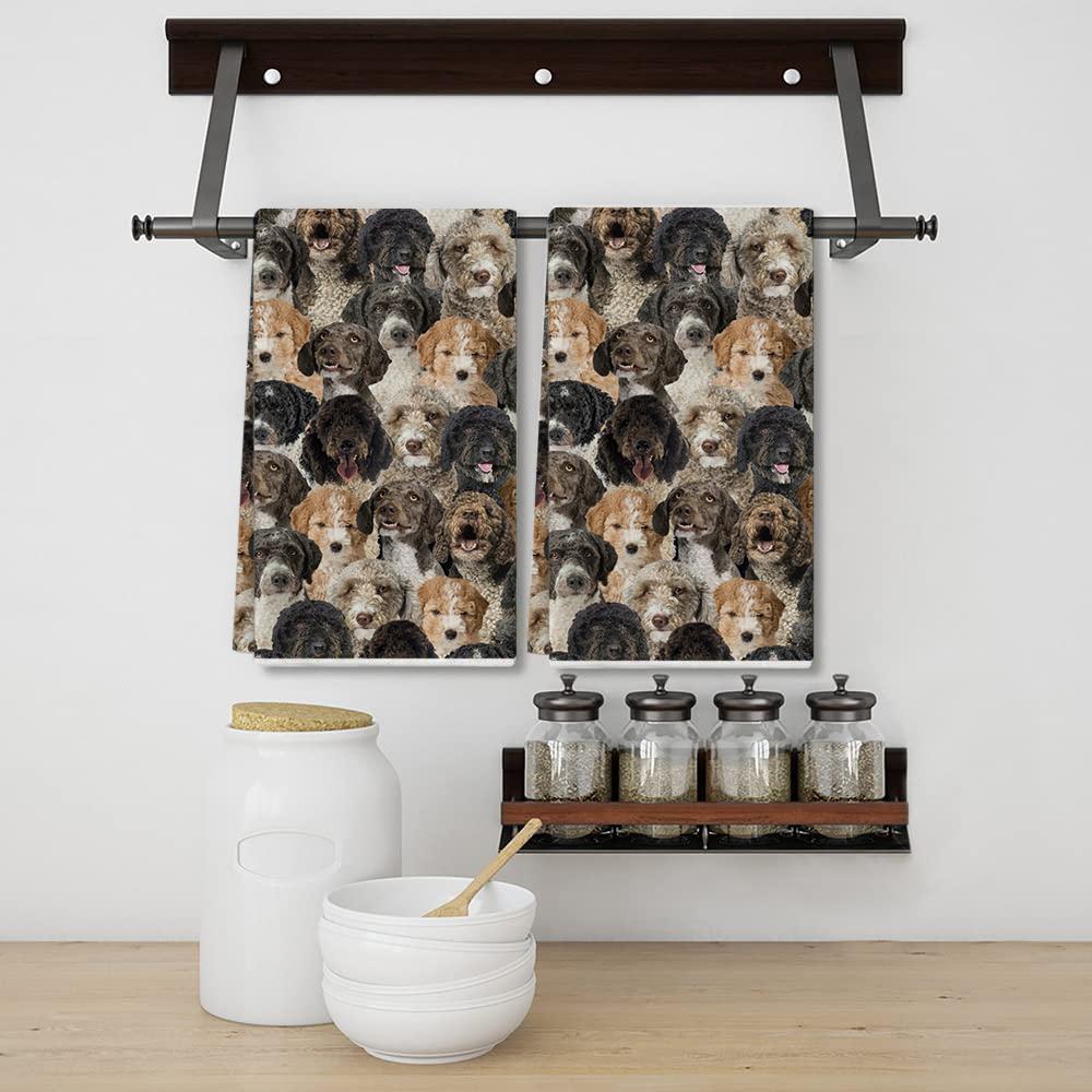 A Bunch Of Spanish Waters Kitchen Towel