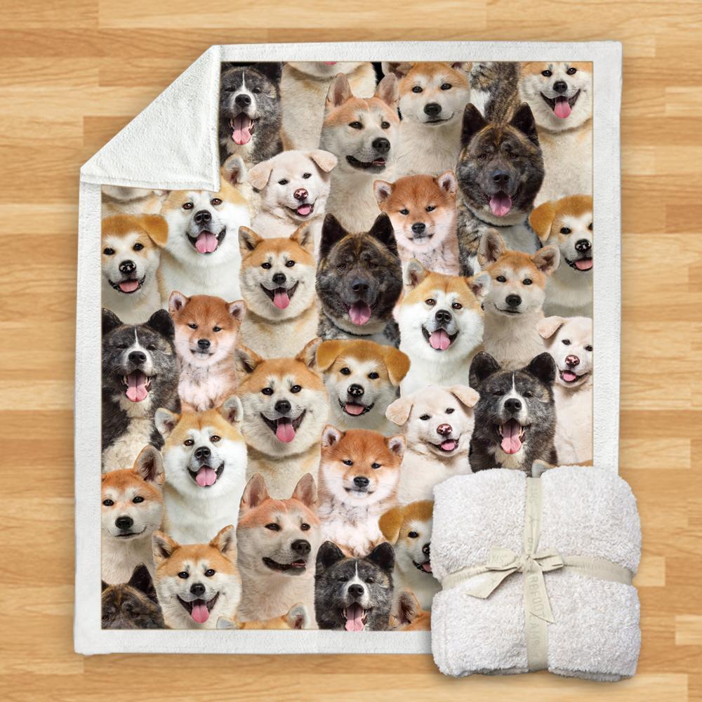 You Will Have A Bunch Of Akita Inus - Blanket V1