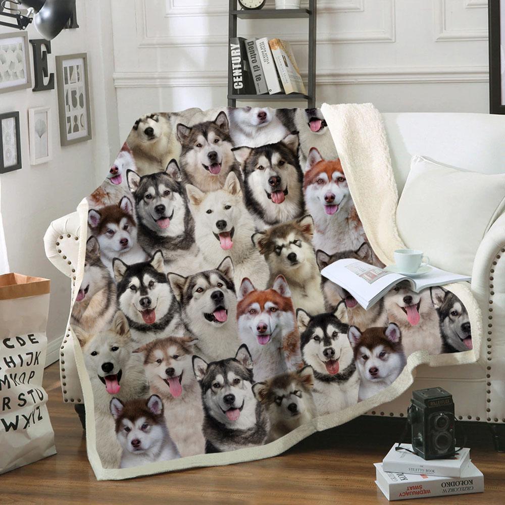 You Will Have A Bunch Of Alaskan Malamutes - Blanket V1