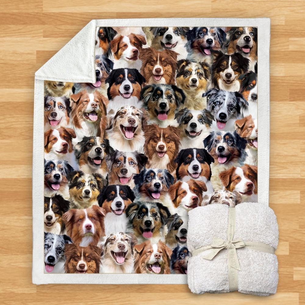 You Will Have A Bunch Of Australian Shepherds - Blanket V1