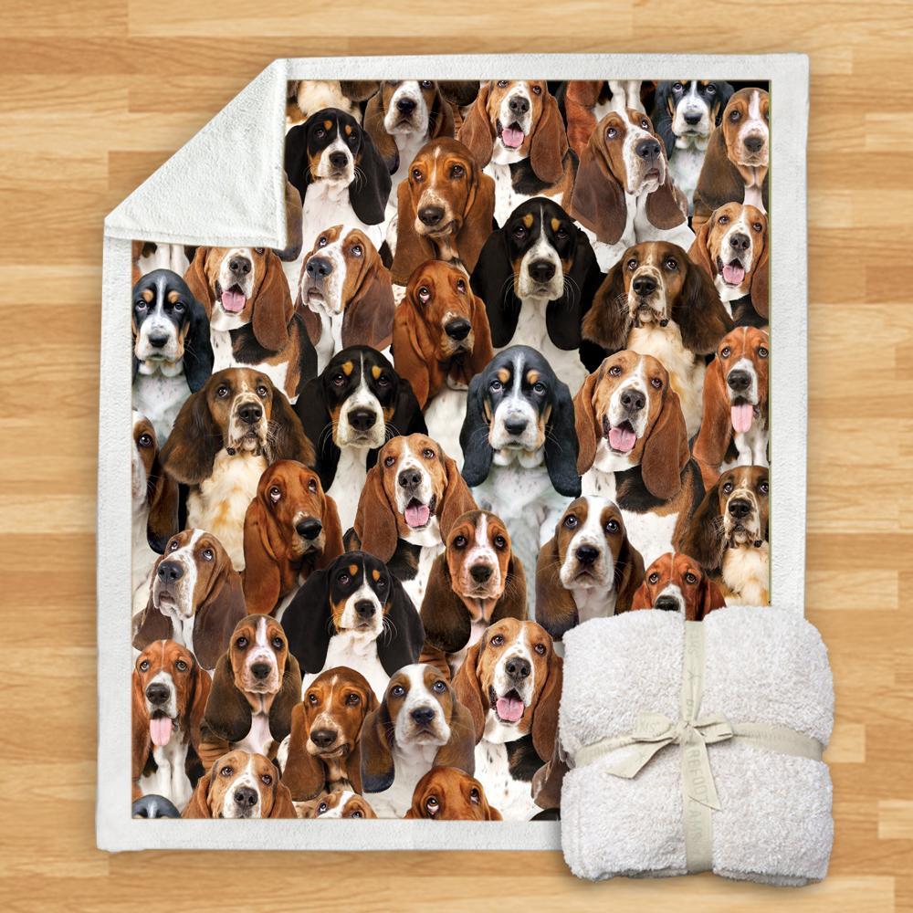 You Will Have A Bunch Of Basset Hounds - Blanket V1