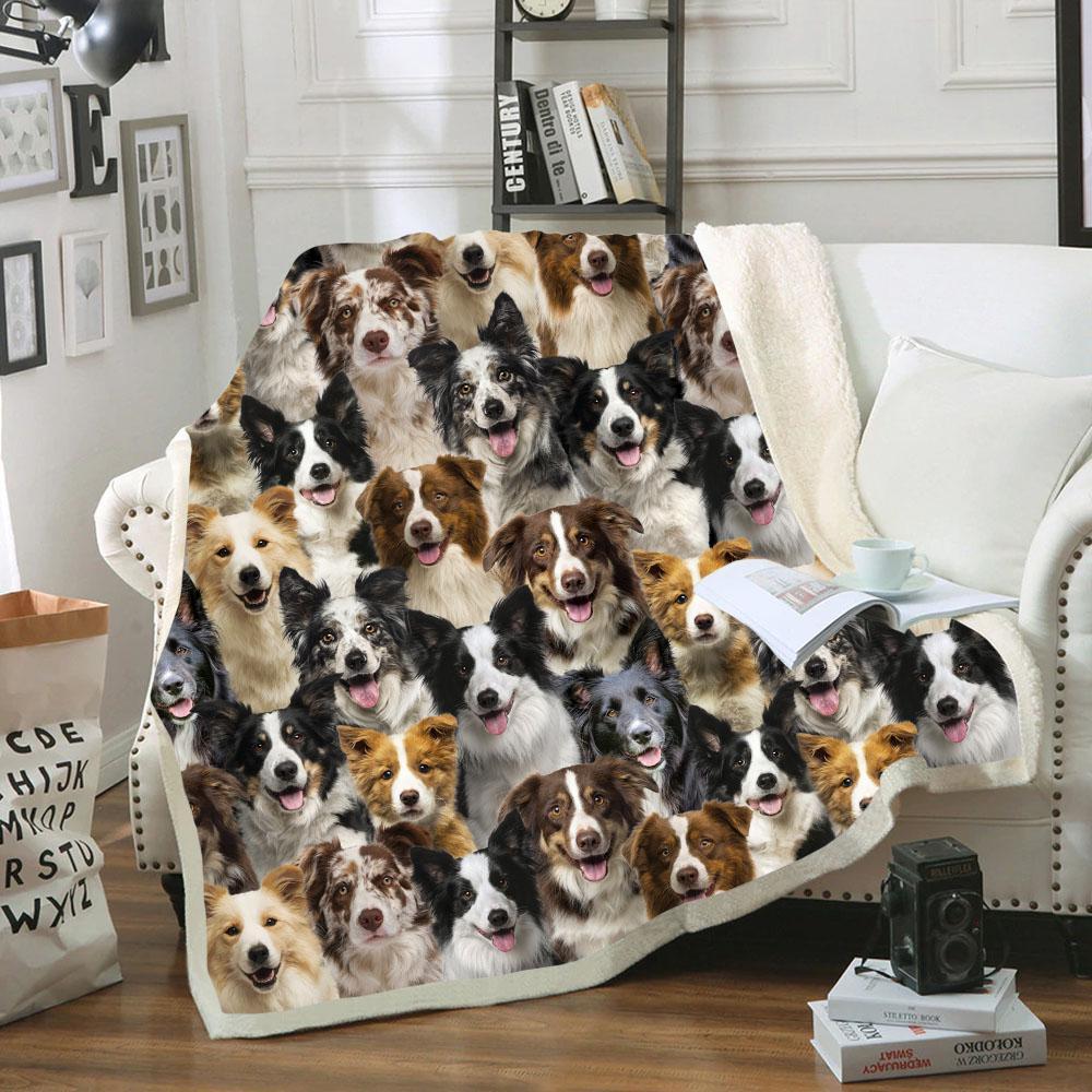 You Will Have A Bunch Of Border Collies - Blanket V1