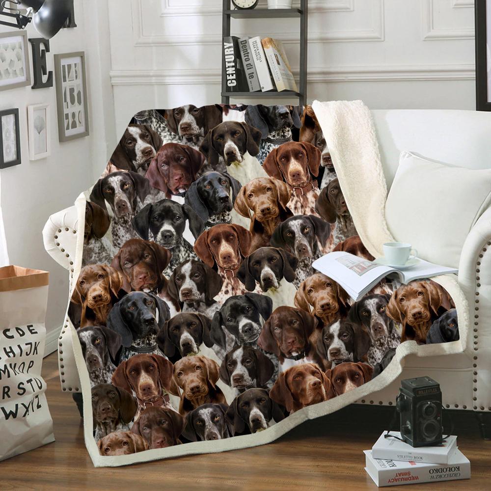 You Will Have A Bunch Of German Shorthaired Pointers - Blanket V1