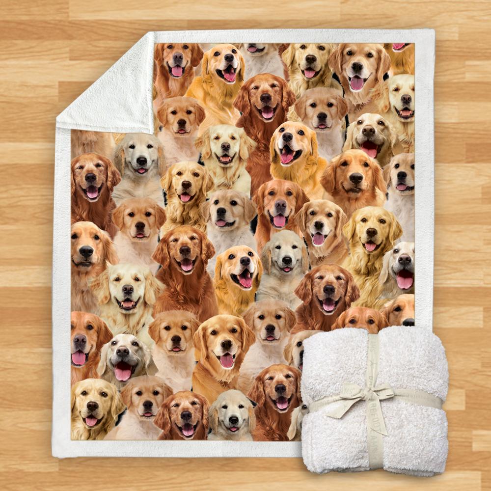 You Will Have A Bunch Of Golden Retrievers - Blanket V1