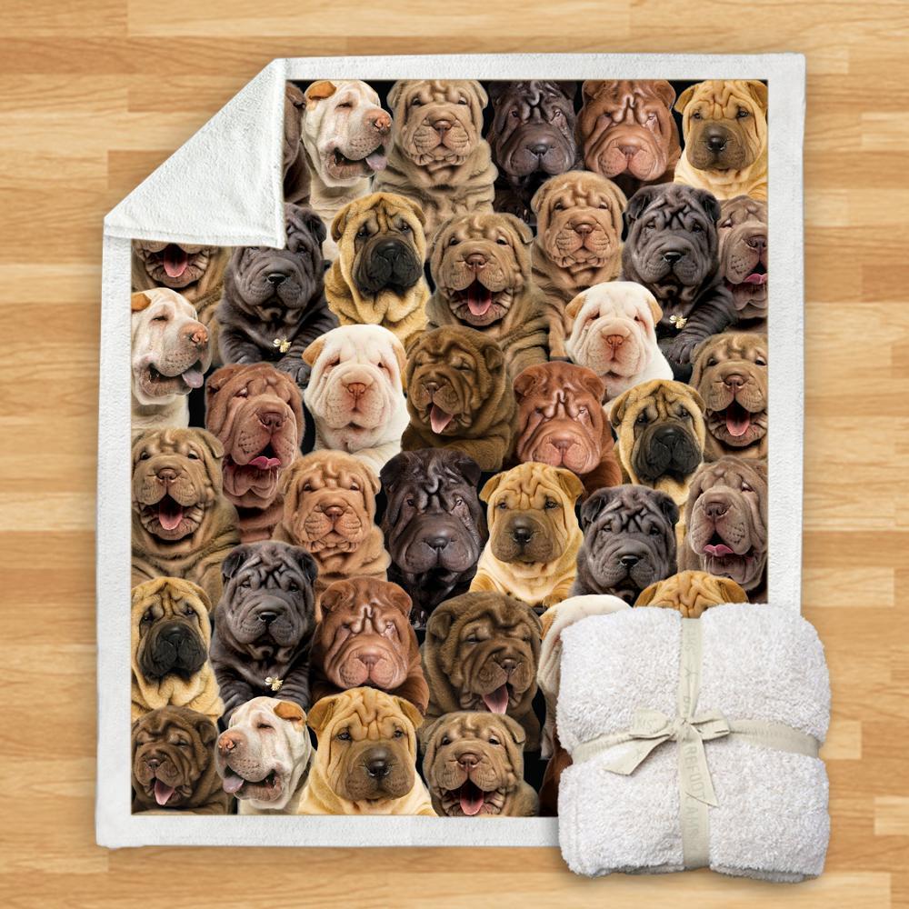 You Will Have A Bunch Of Shar Peis - Blanket V1