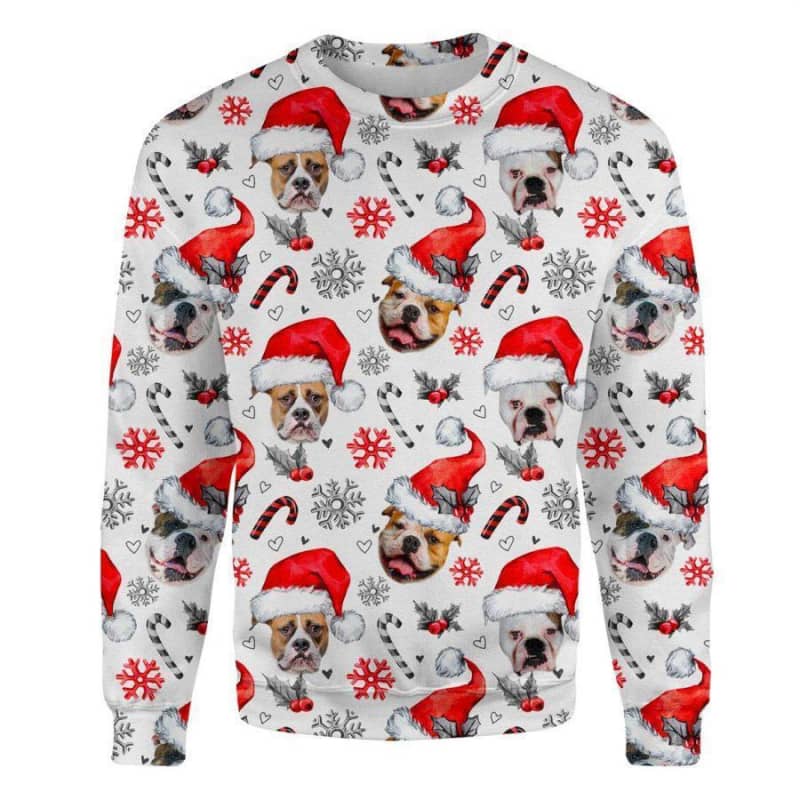 American Bulldog - Xmas Decor - Premium Sweatshirt