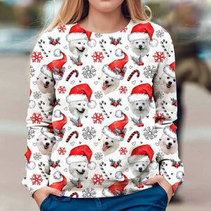 American Eskimo Dog - Xmas Decor - Premium Sweatshirt