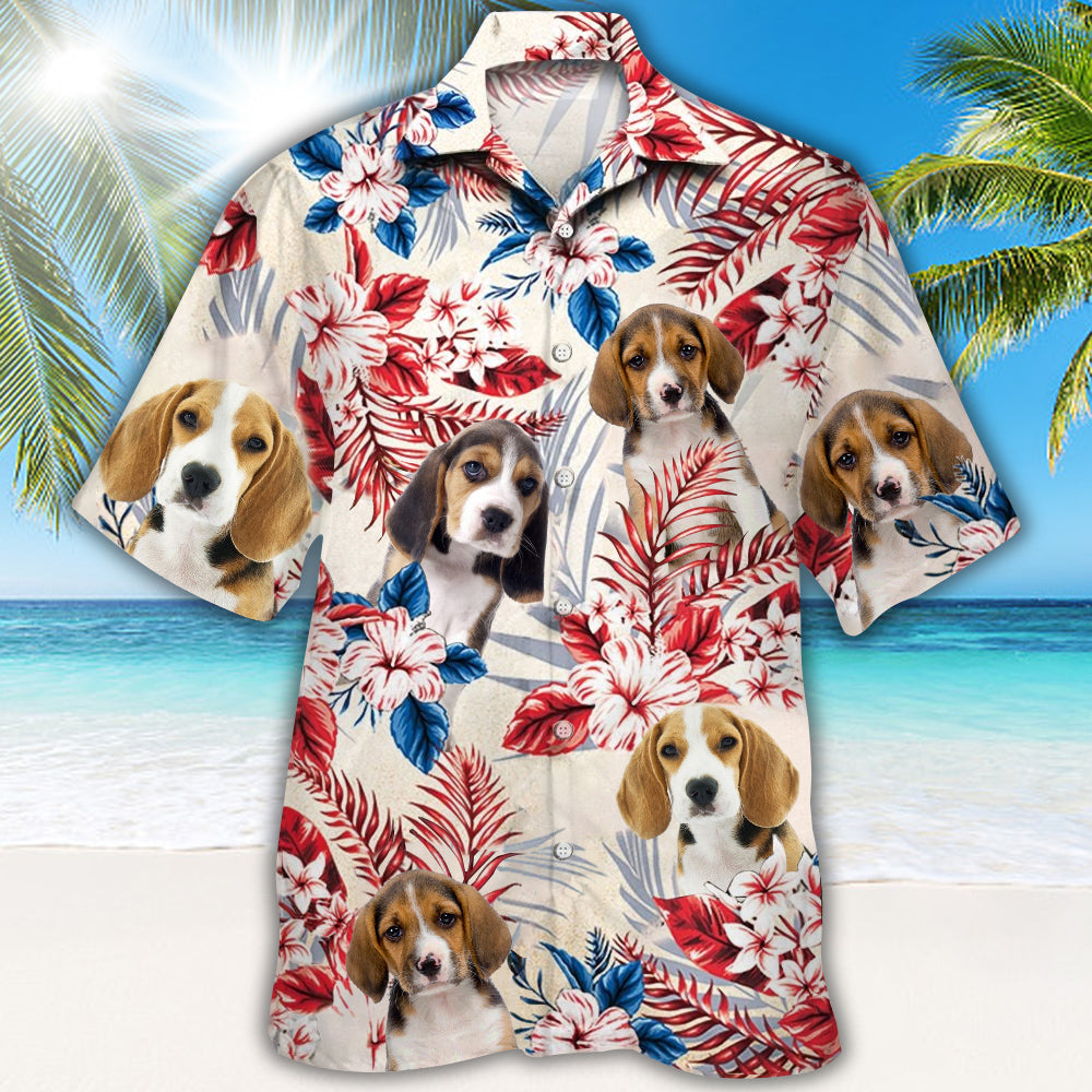 beagle Hawaiian Shirt